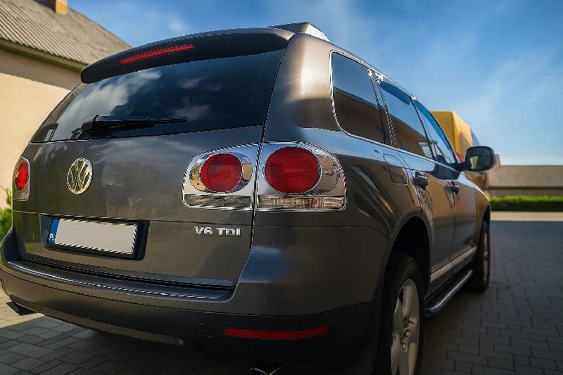 Накладки задні ліхтарі 2008-2011 (2 шт., пласт) Volkswagen Touareg 2002-2010 рр.