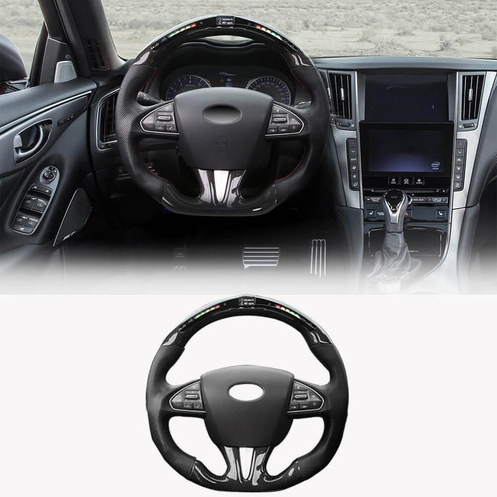 Анатомічне кермо (для 2014-2017, Карбон) Infiniti Q50/Q60 2013-2024 гг.