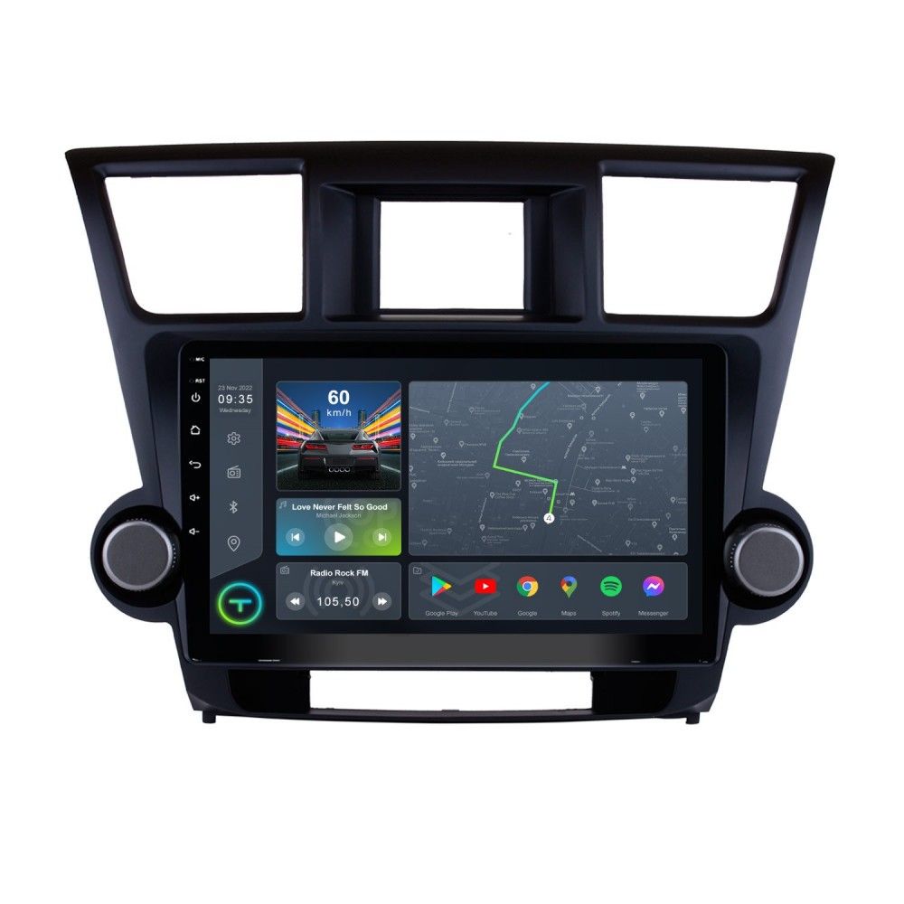 Штатна магнітола Torssen Toyota Highlander XU 40 2010-2016 F10464 4G без крутилок