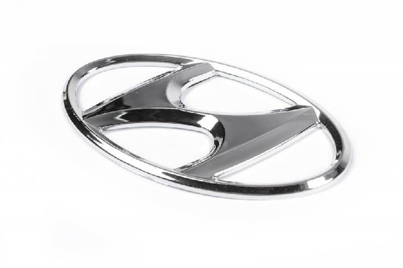 Емблема (самоклейка, 100 мм на 50 мм) Hyundai Elantra (HD) 2006-2011 рр.