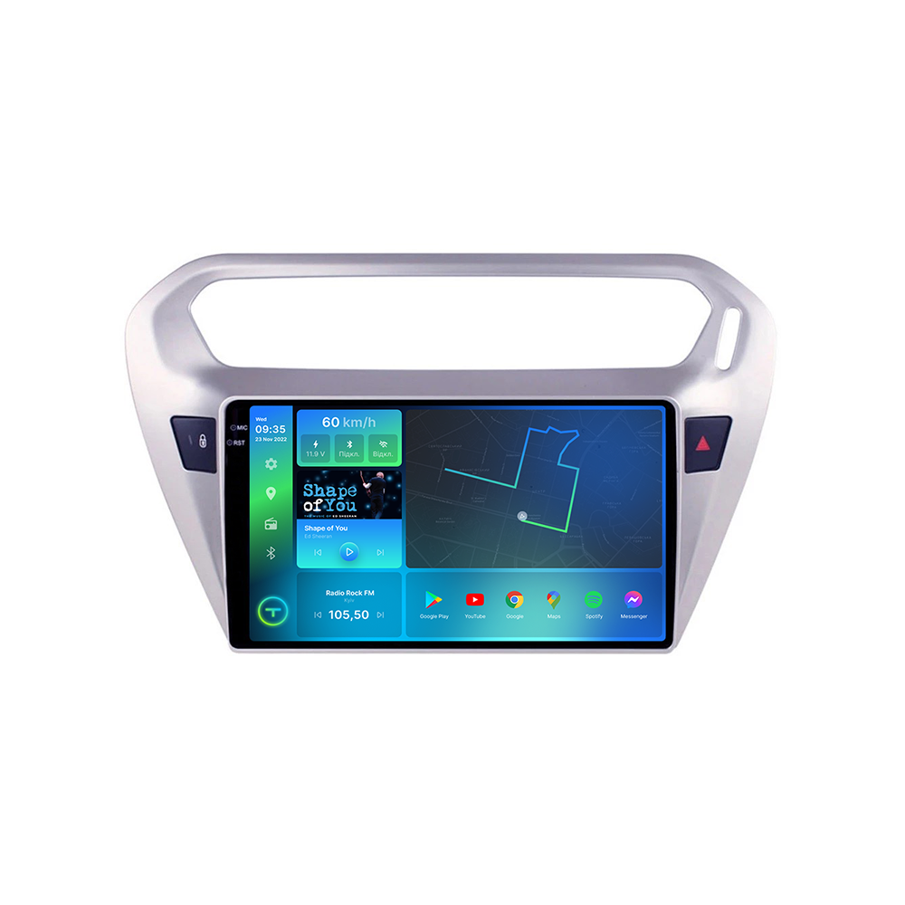 Штатна магнітола Torssen 2K Peugeot 301/Citroen Elysee F98256 4G Carplay DSP