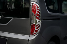Накладка на стопи (2015↗, 2 шт, пласт) Fiat Doblo II 2010-2022 рр.