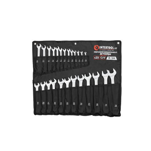 Набор ключей комбинированных 25шт. 6-28,30,32мм; DIN3113, STORM