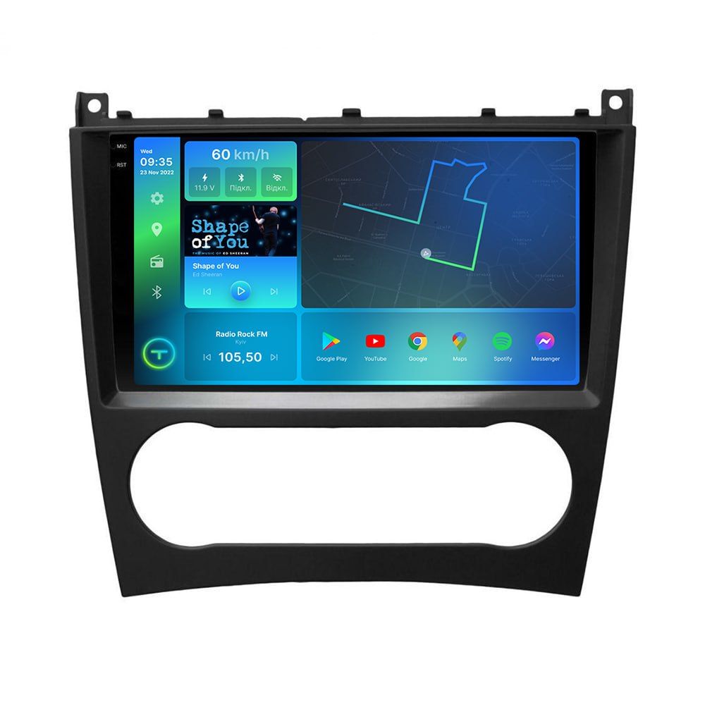 Штатна магнітола Torssen 2K Mercedes C(W203), CLC(CL203), CLK(W209), G(W463) FL9 4+64Gb 4G Carplay DSP
