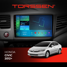 Штатна магнітола Torssen Honda Civic 2012+ NF9 Carplay