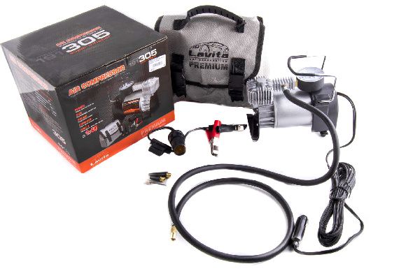 Компрессор 12В, 15А (35л/мин.,10атм.,160Вт) +сумка (mod.305) LVT