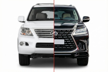 Комплект рестайлінгу з моделі 2008-2016 на TRD Sport (2021-2026) для Lexus LX570/450d 2008-2022 рр
