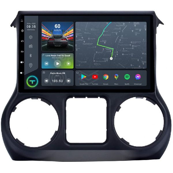 Штатная магнитола Torssen Jeep Wrangler 15-17 F10332 4G Carplay DSP