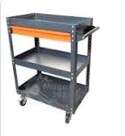 Тележка инструментальная 3 секции, одна полка (420*695*915) MS