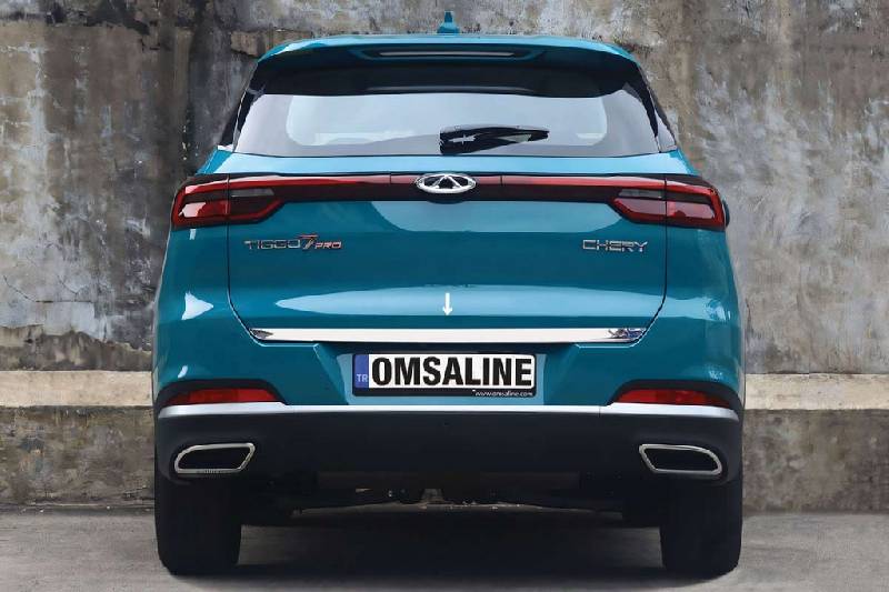 Кромка багажника (OmsaLine) Chery Tiggo 7 2020- рр.