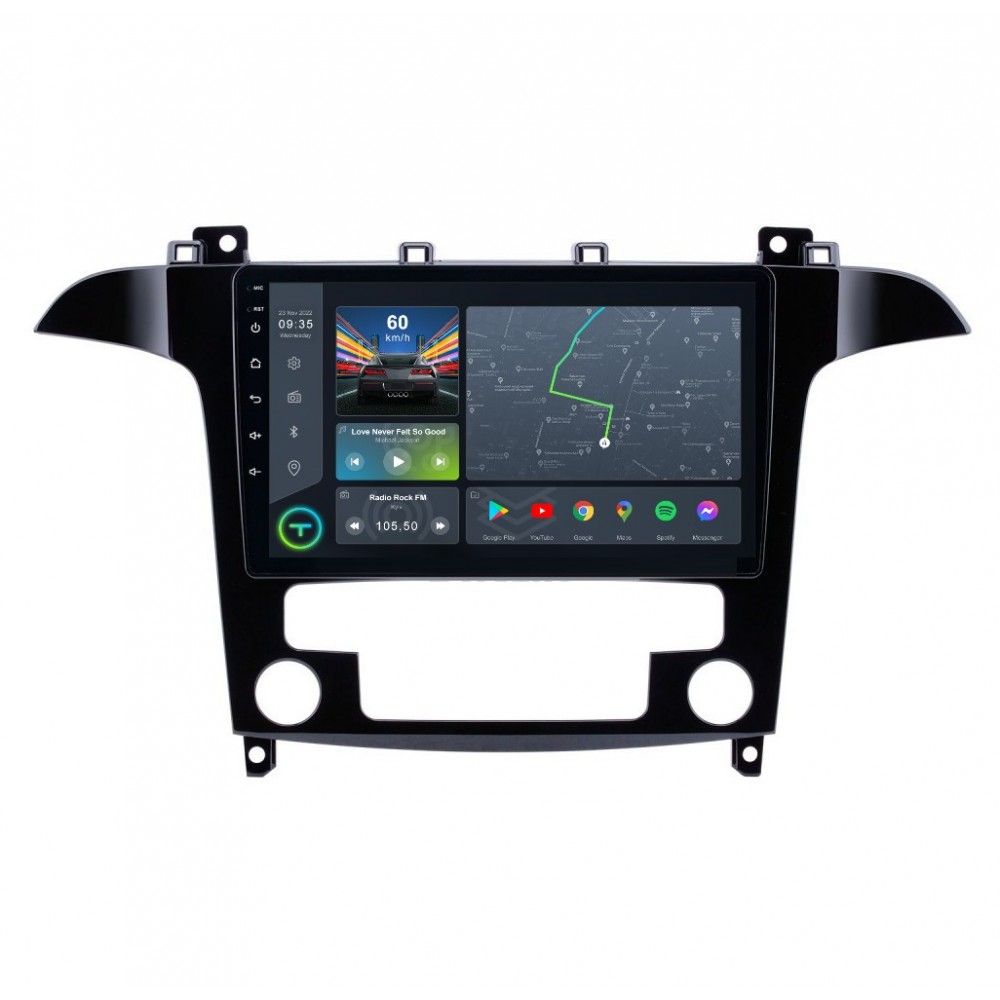 Штатна магнітола Ford S-max 08-10 climate FL9 4+64Gb 4G Carplay DSP