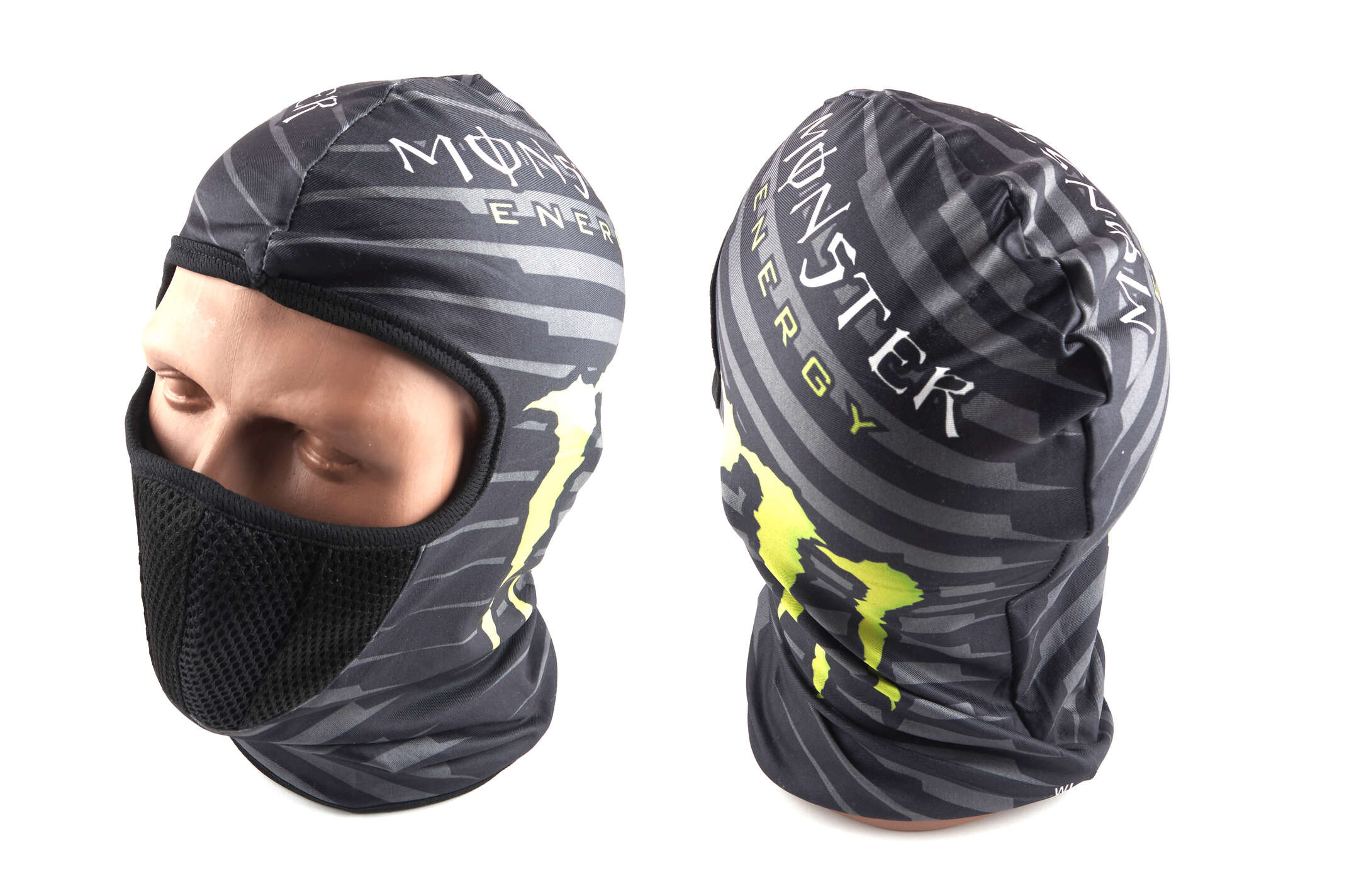 Підшоломник (mod:WL-AA013) (MONSTER ENERGY, чорний) KML