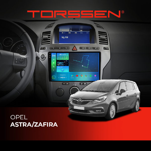 Штатна магнітола Torssen 2K Opel Astra/Zafira F9432 4G Carplay DSP