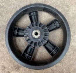 Диск колеса для детских колясок 280-65 . чер, 5 лучей (колесо + торм. втулка + кнопка + подшипник) LTK