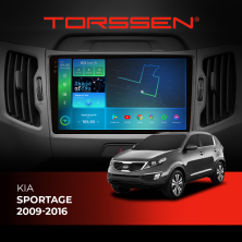 Штатна магнітола Torssen 2K Kia Sportage 2009-2016 F9232 4G Carplay DSP