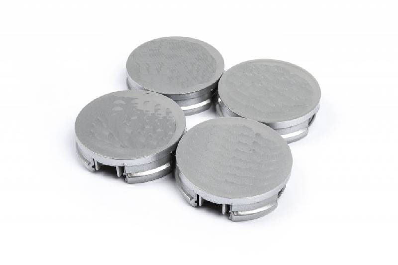 Ковпачки на диски 52/56мм V4 Сірі (4 шт)