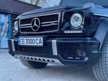 Передній бампер AMG G63/G65 (в зборі) G63 (хромована сітка) Mercedes G сlass W463 1990-2018 рр.