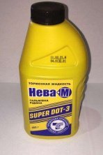 Гальмівна рідина DOT 3 (455мл) НЕВА-М