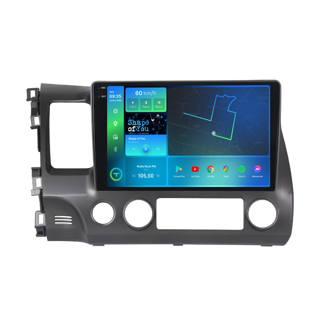 Штатна магнітола Torssen 2K Honda Civic 4D 2005-2011 F108256 4G Carplay DSP