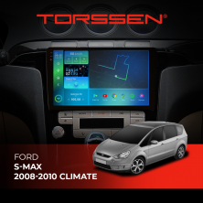 Штатна магнітола Torssen 2K Ford S-max 08-10 climate F9332 4G Carplay DSP