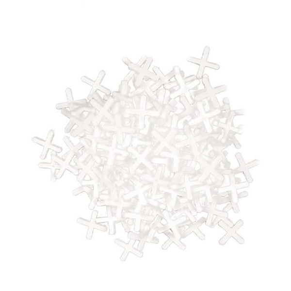 Набор дистанционных крестиков для плитки 1.5 мм / 200 шт.