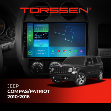 Штатна магнітола Torssen Jeep Compas/Patriot 10-16 F10464 4G
