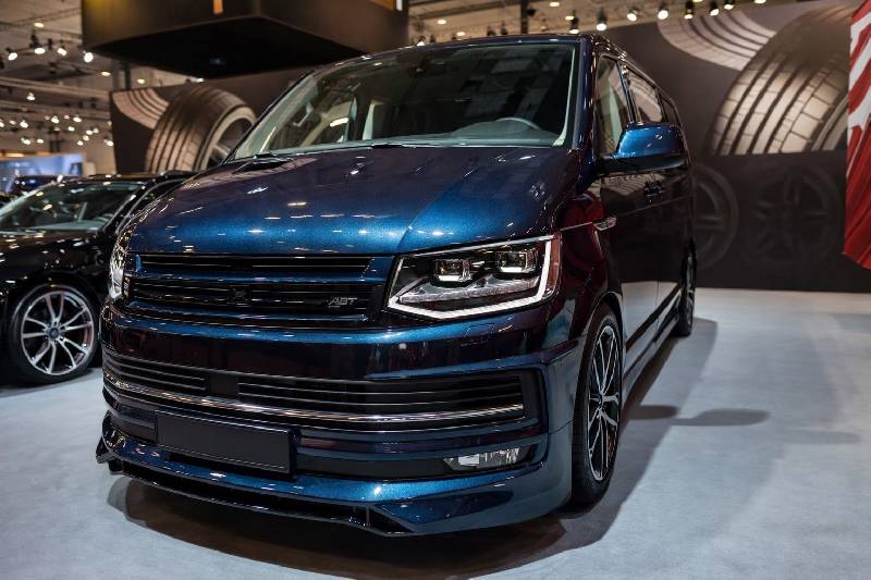 Накладка на передній бампер ABT Original 2015-2018 (під фарбування) Volkswagen T6 2015-2024 рр.