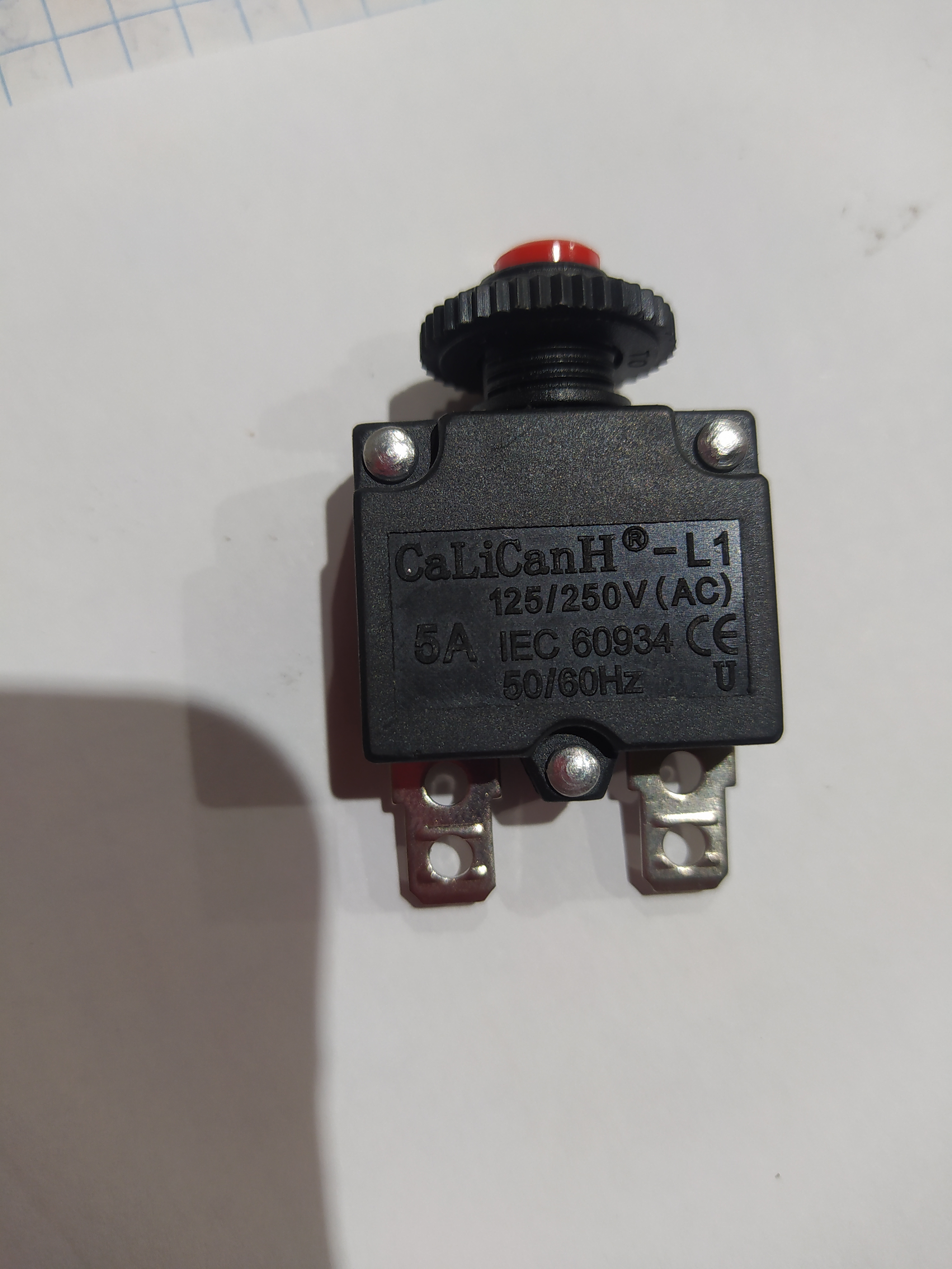 Автоматичний вимикач бензогенератора (5A, 230W) SANJIA