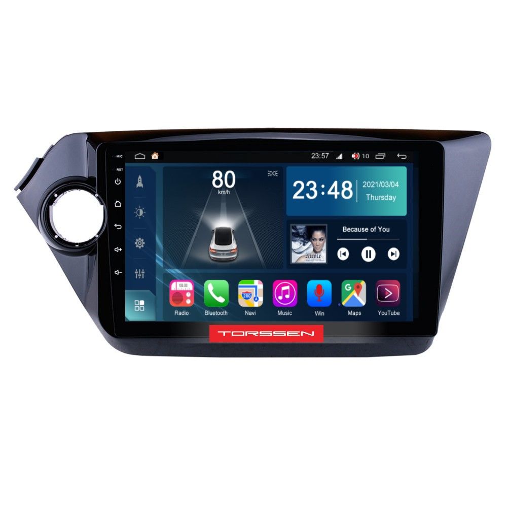 Штатна магнітола Torssen Kia K2/Rio 17-18 FL9 4+64Gb 4G Carplay DSP
