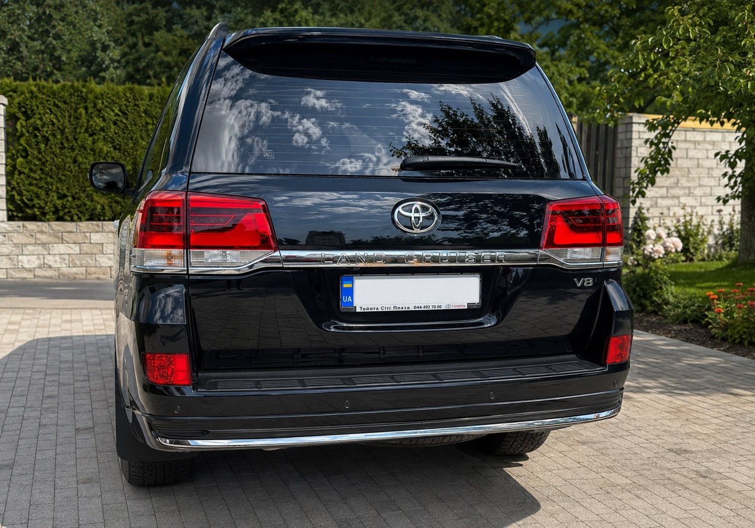 Комплект обвісів 2016-2021 (Executive 2019) Чорний колір для Toyota Land Cruiser 200 рр