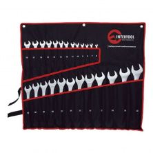 Набір ключів комбінованих, 25 шт. (Чохол) 6-32 мм CrV INTERTOOL