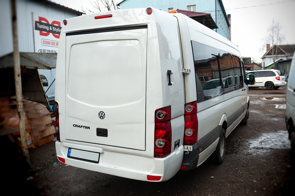Навісний багажник (під фарбування) Volkswagen Crafter 2006-2016 гг.