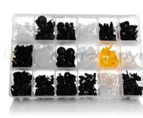 Набор авто клипсы (андапки, пистоны) 18 видов, 418шт (для HONDA) MS