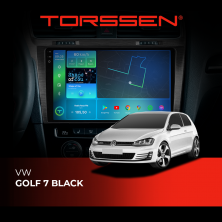 Штатна магнітола Torssen 2K VW Golf 7 black F10464 4G Carplay DSP