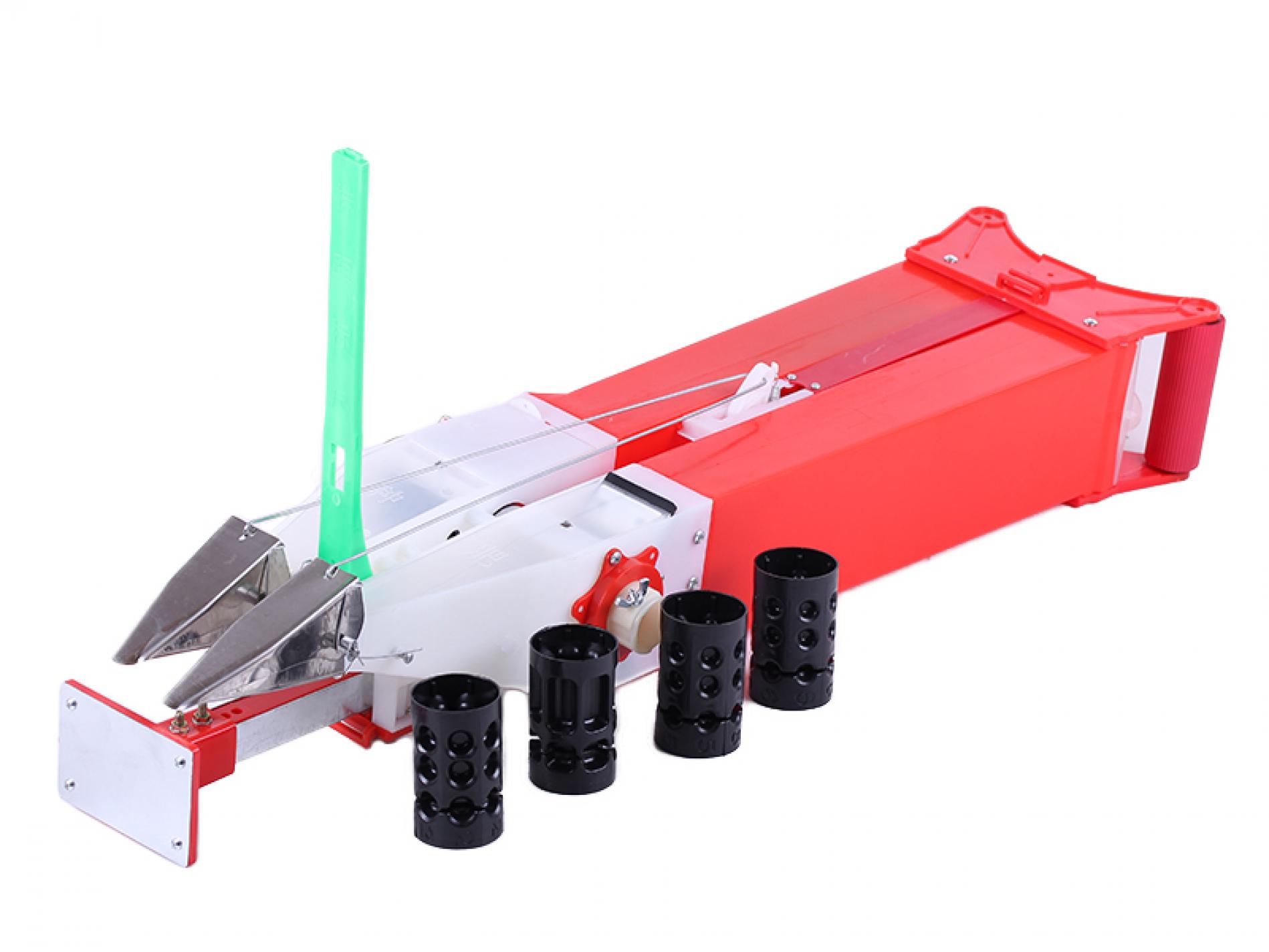 Ручная сеялка нажимная двухрядная с баком для удобрений 6D2 AMG