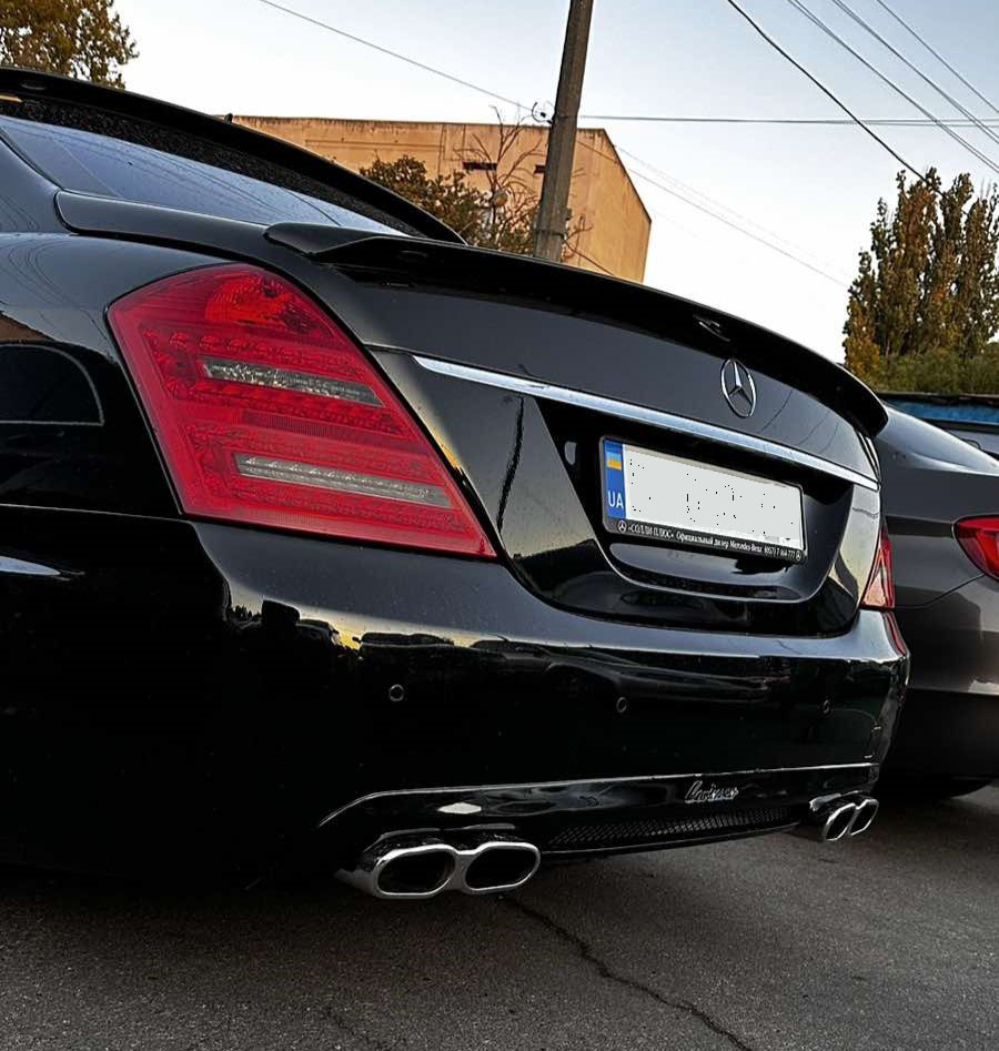 Насадки на глушник AMG S65 для Mercedes S-class W221 2005-2013 рр