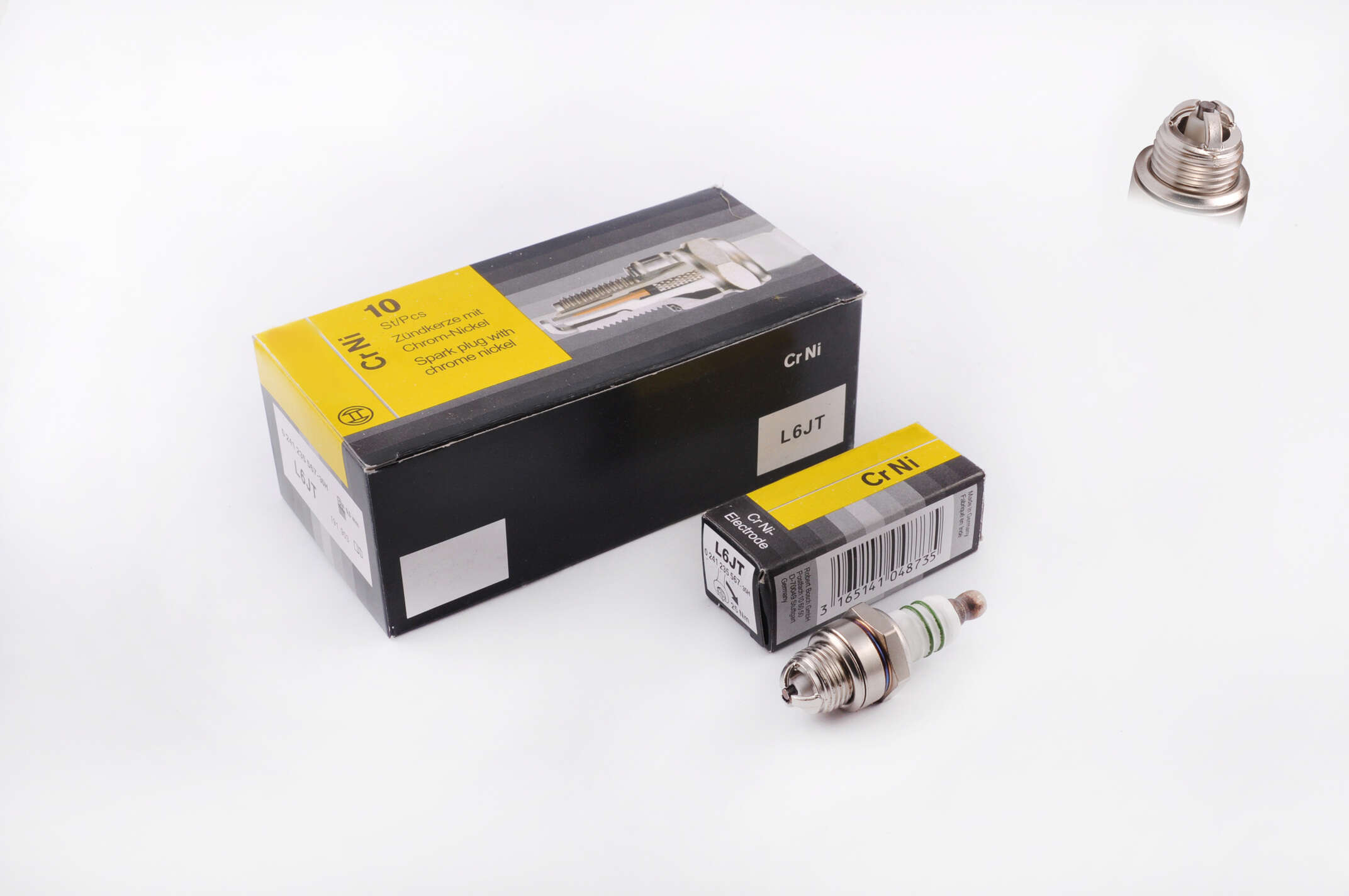 Свічка б/п 3-х електродна L6TJC M14*1,25 9,5mm BSC