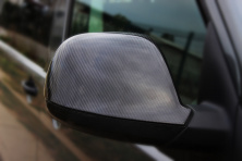 Накладки на дзеркала (2 шт., карбон) Покриття під карбон для Volkswagen T5 2010-2015 рр