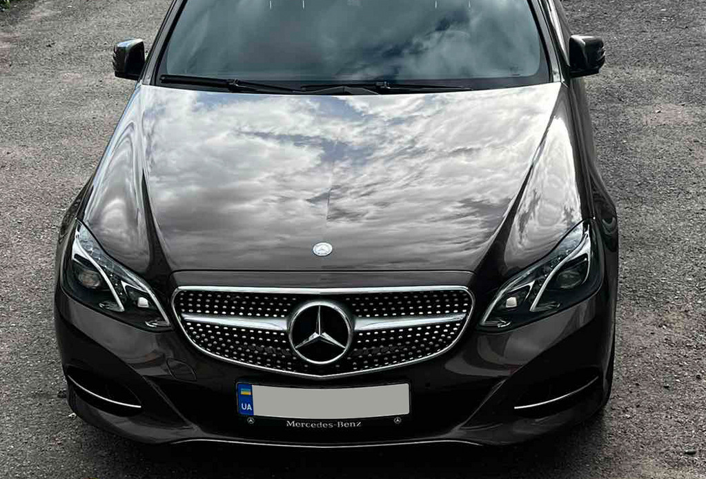 Передня решітка Diamond Silver (для Avantgarde і AMG-Line, 2013-2016) для Mercedes E-class W212 рр