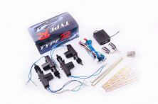 Центральный замок дверей (4 эл. привода, ЭБУ, брелоки, проводка) THOR (mod:T-L1C)