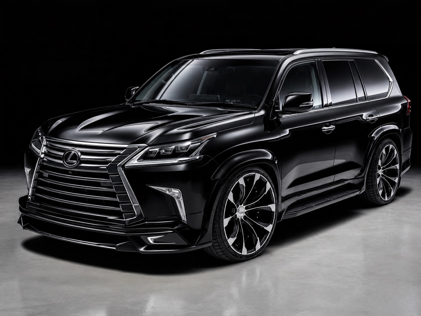 Комплект обвісів (Wald) Під фарбування для Lexus LX570/450d 2008-2022 рр