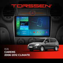 Штатна магнітола Torssen 2K Kia Carens 2006-2012 climate F9232 4G Carplay DSP