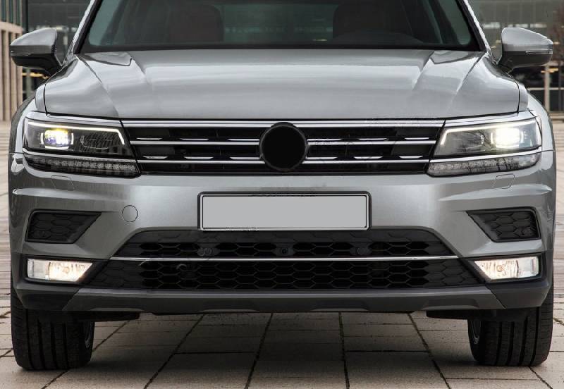Накладка на передній бампер 2016-2020 (нерж) Volkswagen Tiguan 2016-2023 рр.