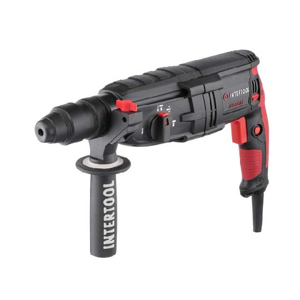 Перфоратор 1000 Вт, 3.2 Дж, 0-1300 об/мин, 0-5100 уд/мин, 3 режима, съемный быстрозажимной патрон