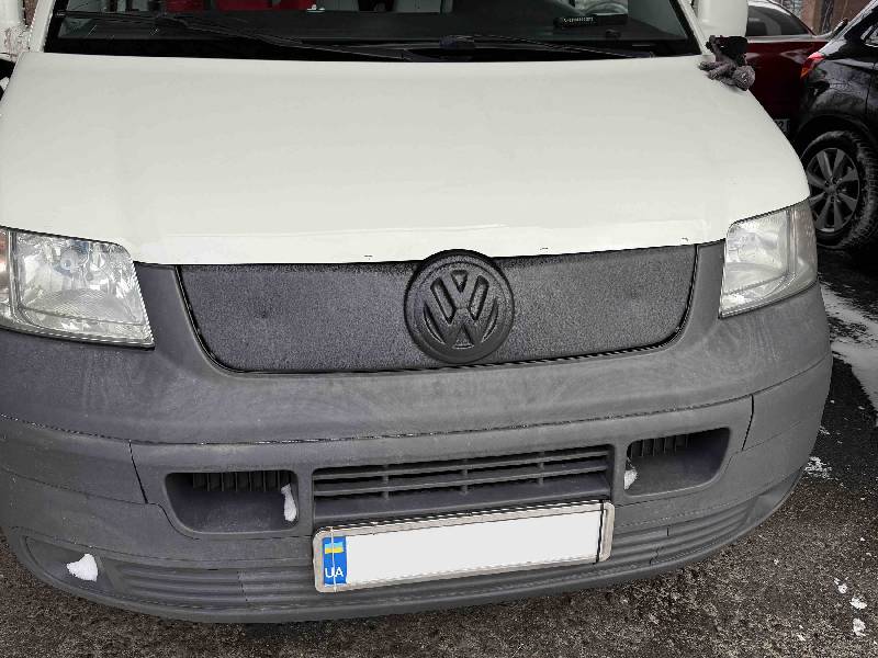 Зимова верхній накладка на решітку Матова Volkswagen T5 Transporter 2003-2010 рр.