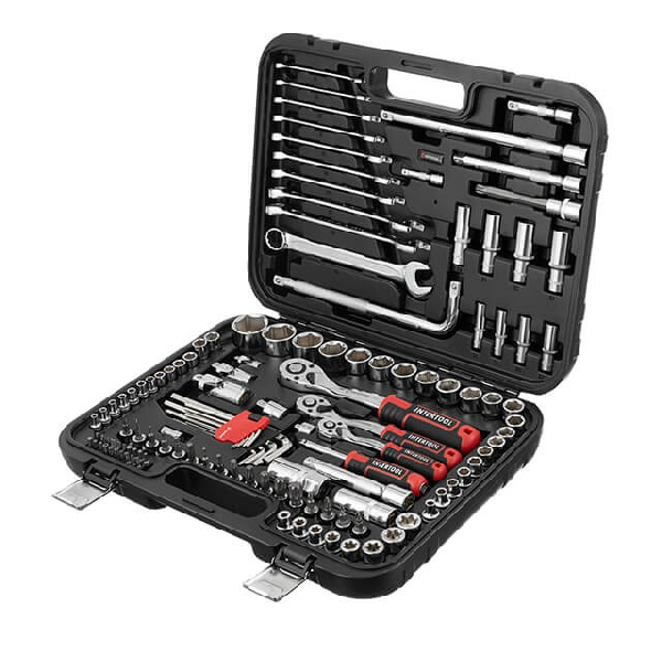 Набор инструментов 1/2 3/8 1/4, 126ед., Cr-V STORM