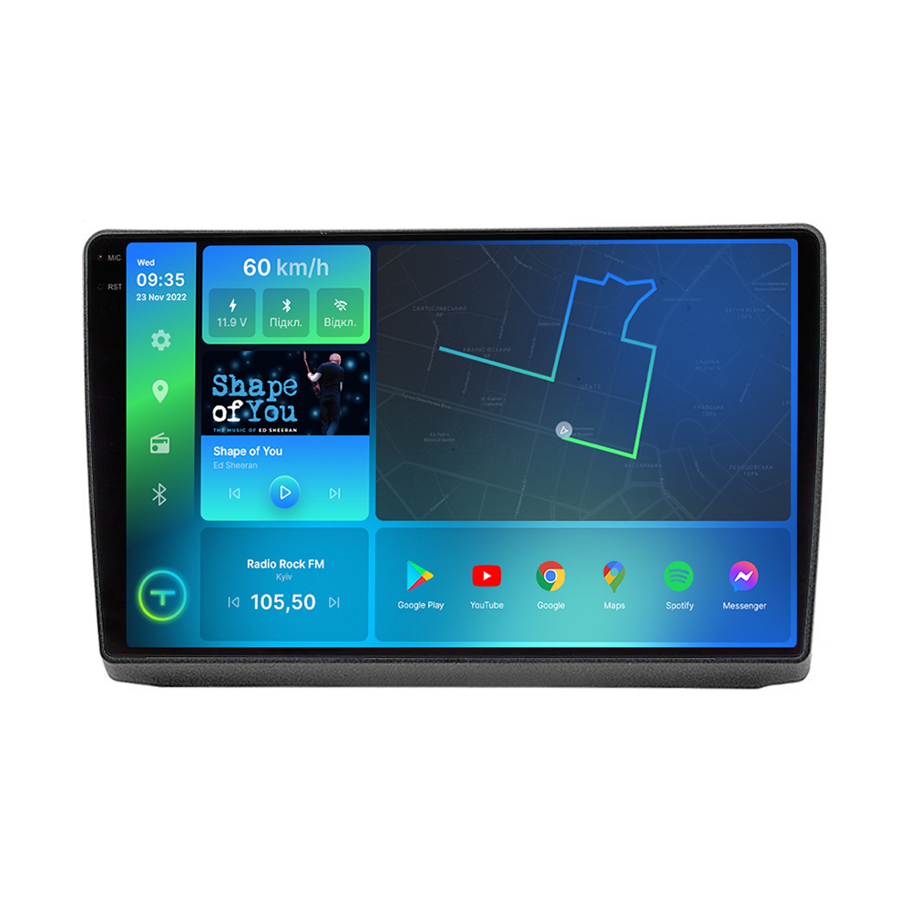 Штатна магнітола 2K Torssen Renault Trafic, Opel Vivaro, Nissan Primastar 06-10 F106128 4G Carplay DSP