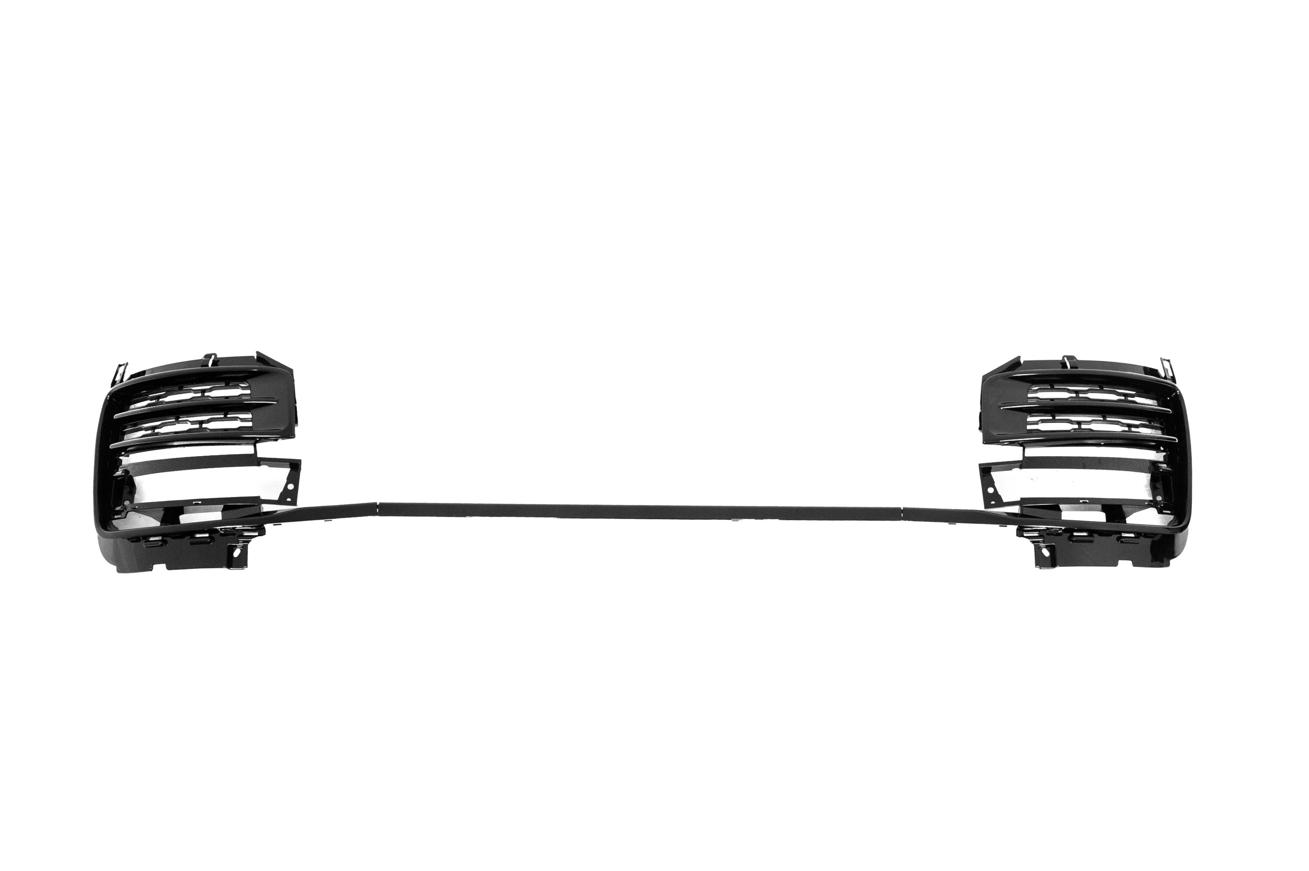 Комплект накладок на передній бампер SVA Black (2018-2021, 3 шт) Range Rover IV L405 2013-2021 гг.