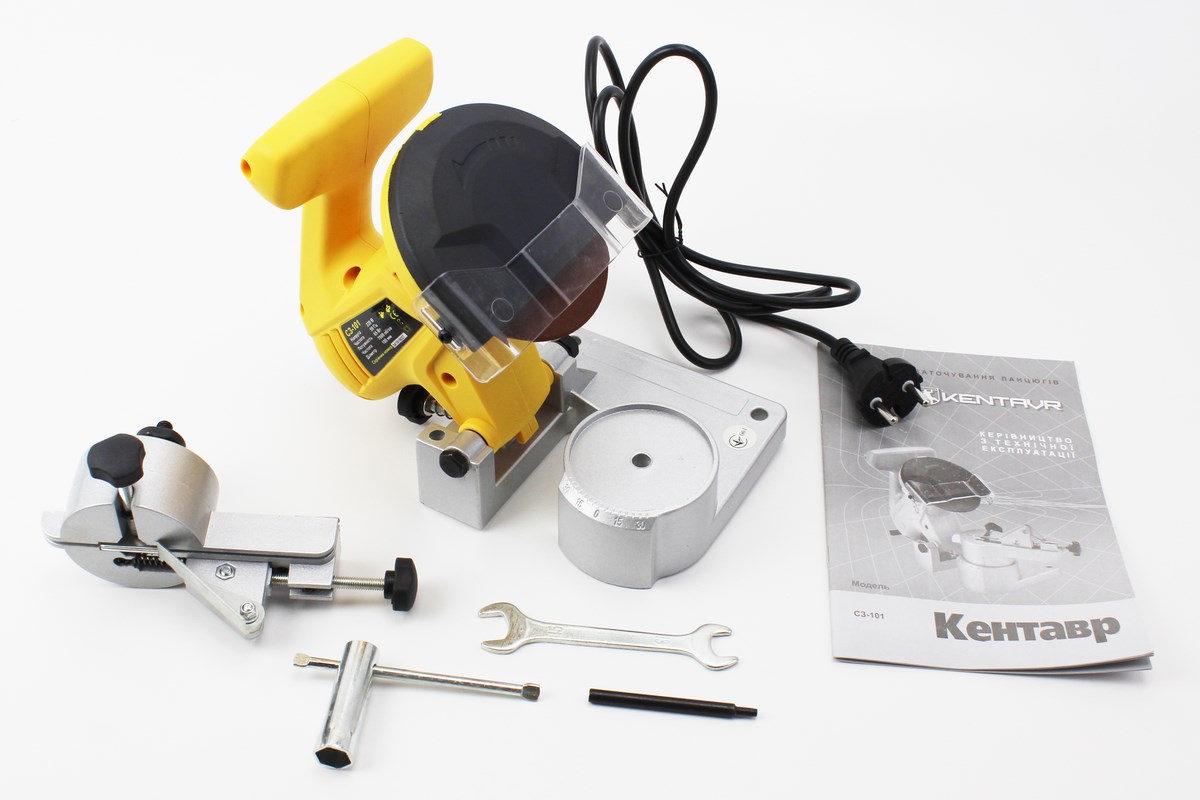 Станок для заточки цепей `КЕНТАВР` С3-101 (220V, 1800Ватт, 3000об/мин., 1 диск) KS