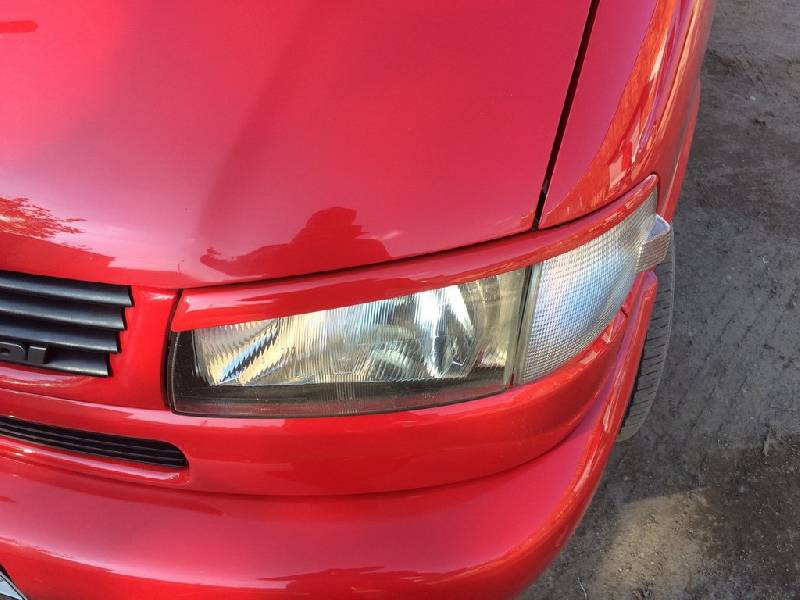 Вії Косою капот (2 шт) Чорний глянець Volkswagen T4 Transporter 1990-2003 рр.